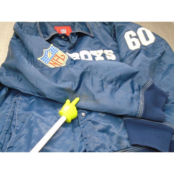 Vintage NFL Dallas Cowboys Jacket VTG Nylon Size Medium NFL Originals - Picture 13 of 16